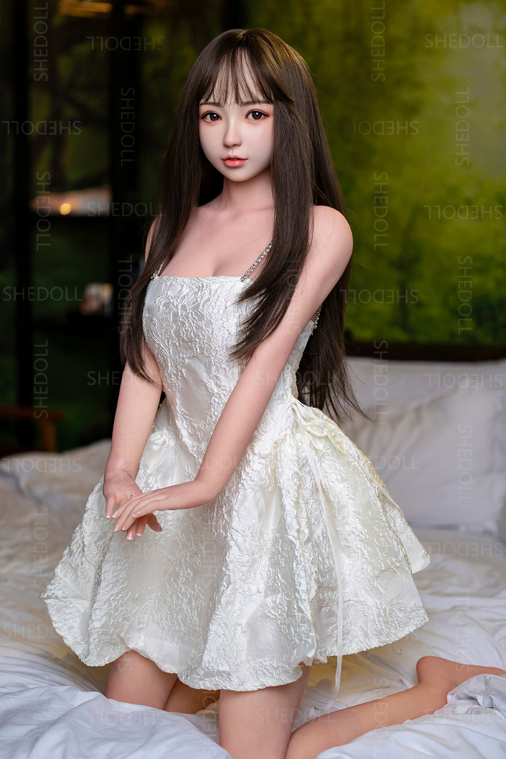 Coco sekso lėlė (SHEDOLL 148 cm D puodelis #SH005 TPE + silikonas)
