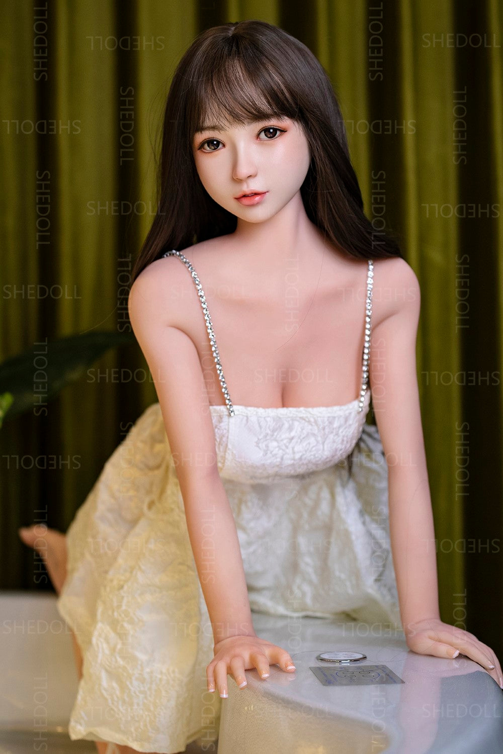 Coco sekso lėlė (SHEDOLL 148 cm D puodelis #SH005 TPE + silikonas)