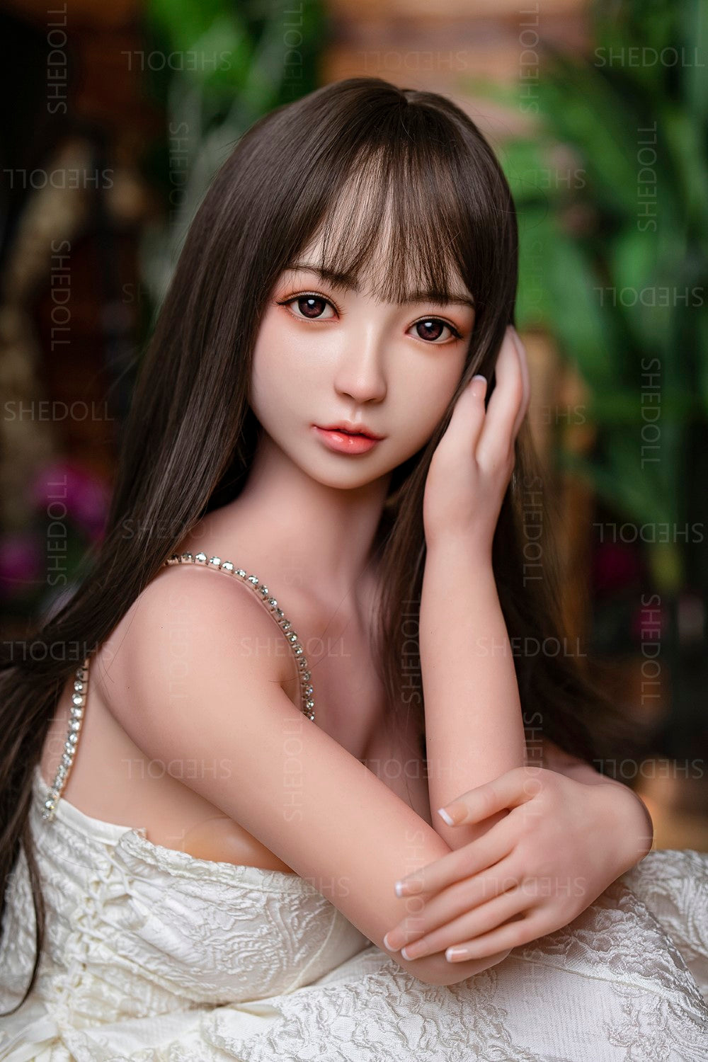 Coco sekso lėlė (SHEDOLL 148 cm D puodelis #SH005 TPE + silikonas)
