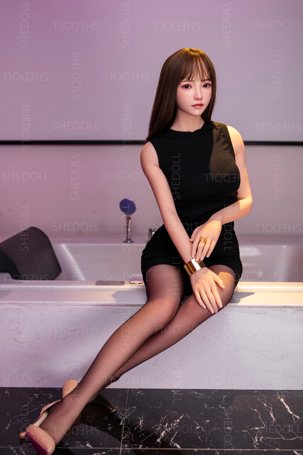 Sekso lėlė rožė (SHEDOLL 158 cm C-Cup #SH007 TPE + silikonas)