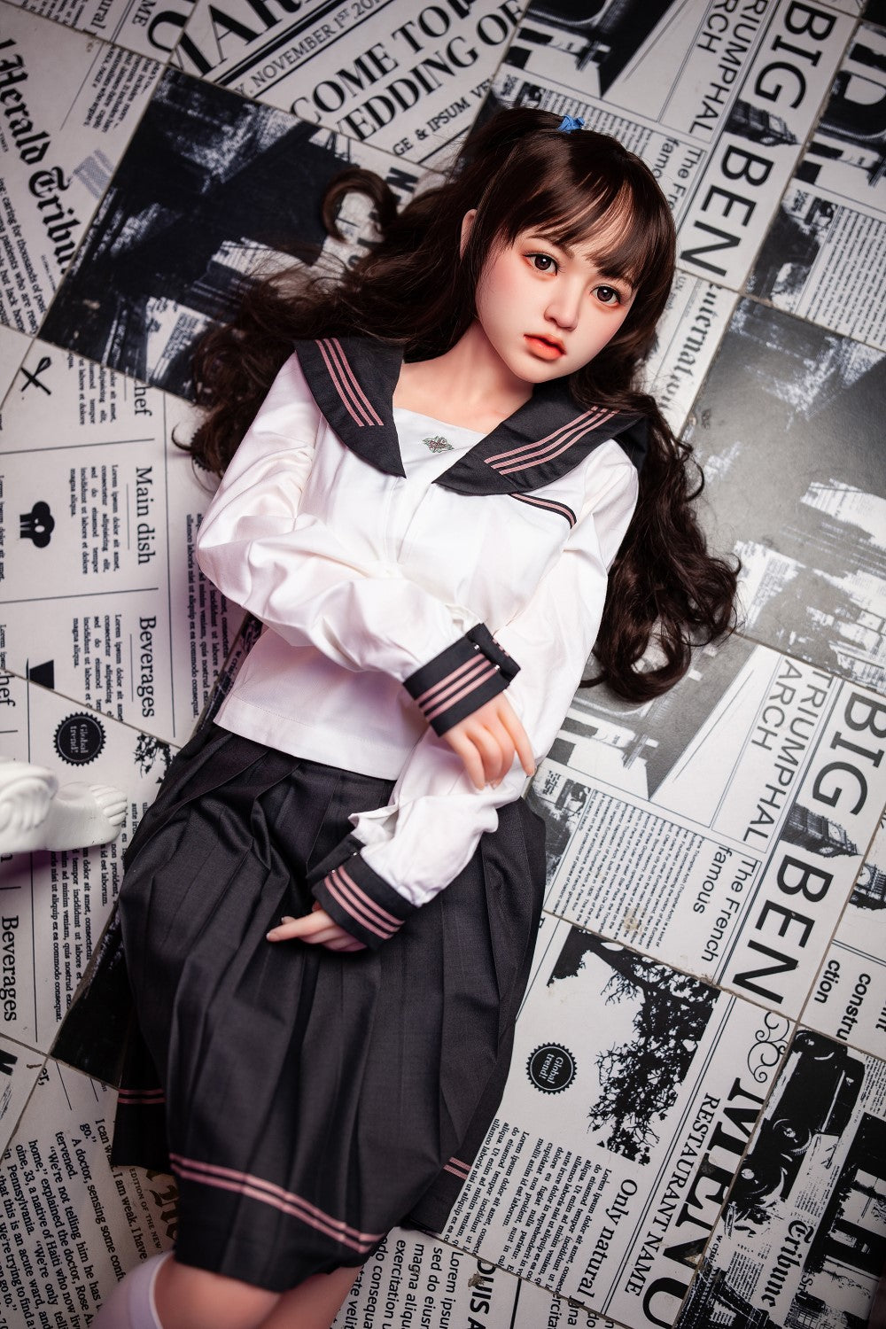 Keiko Sex Doll (SHEDOLL 148 cm D puodelis # SH009 TPE + silikonas)