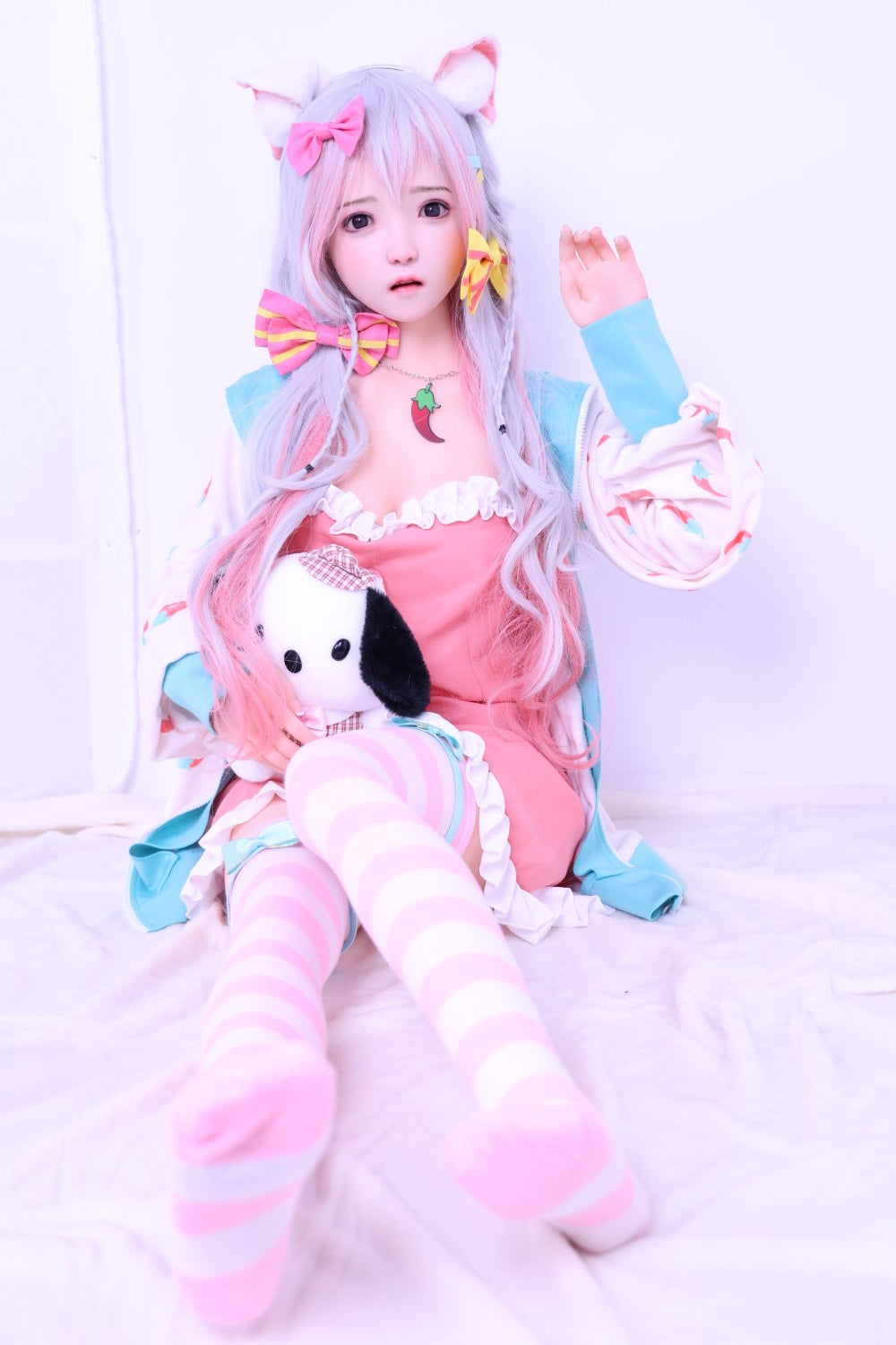 Sandy Sex Doll (SHEDOLL 148 cm D puodelis # SH013 TPE + silikonas)