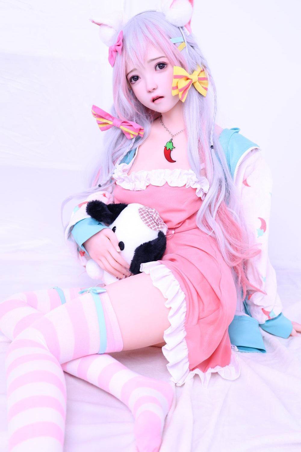 Sandy Sex Doll (SHEDOLL 148 cm D puodelis # SH013 TPE + silikonas)