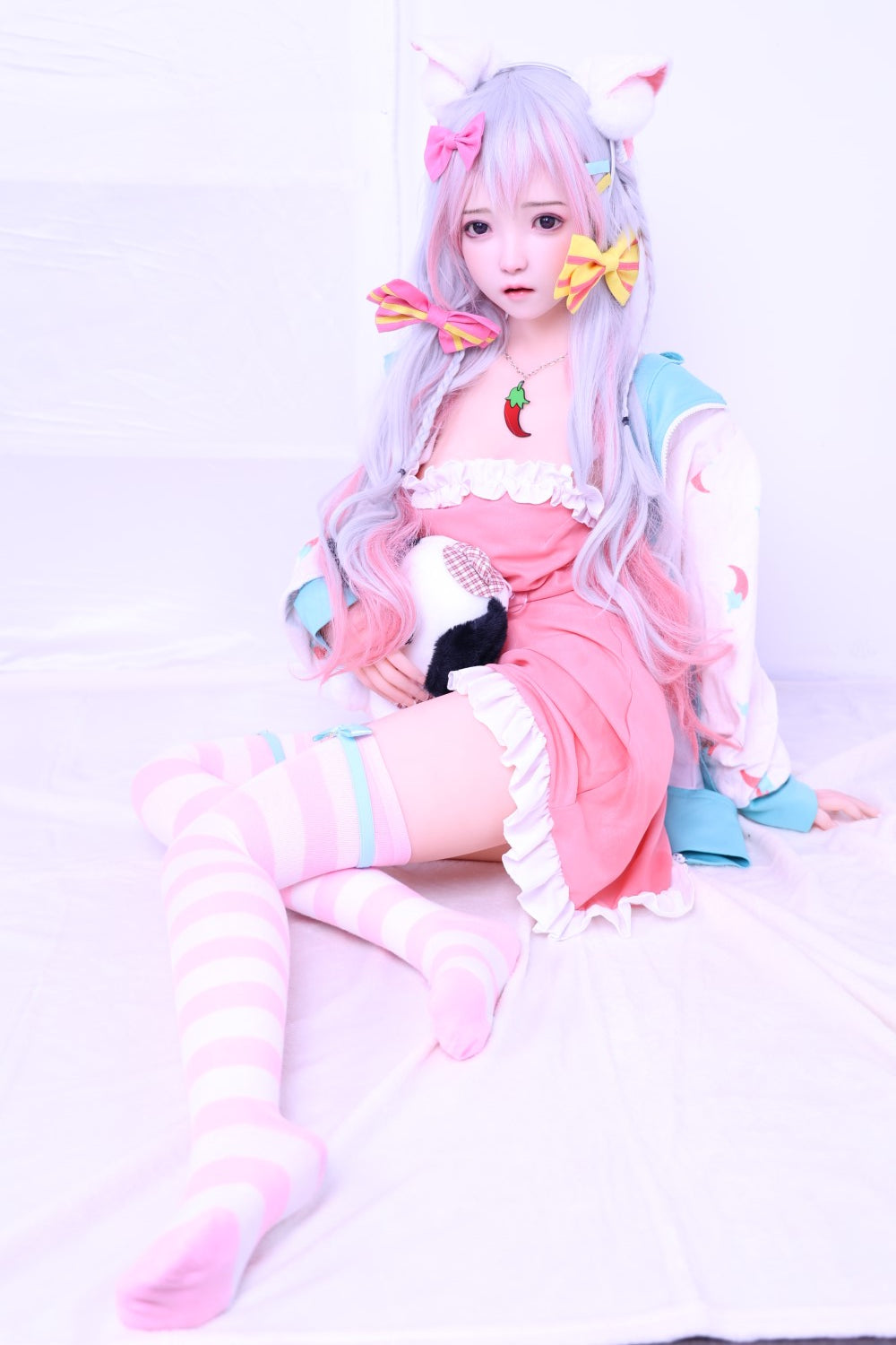 Sandy Sex Doll (SHEDOLL 148 cm D puodelis # SH013 TPE + silikonas)