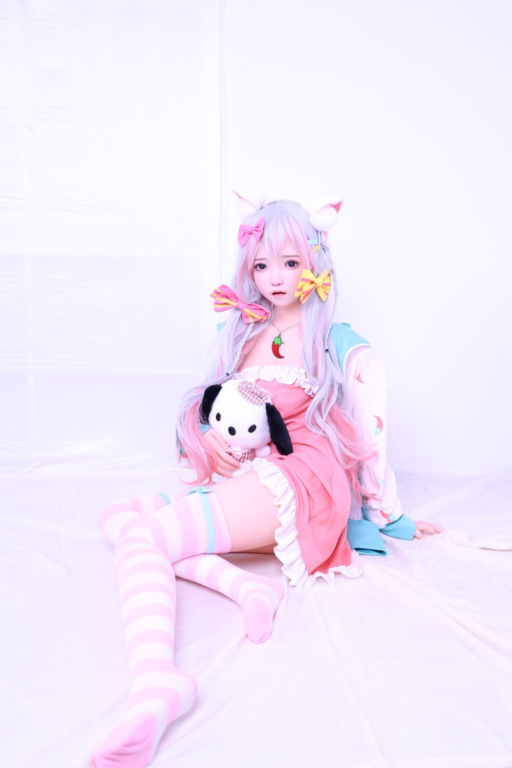 Sandy Sex Doll (SHEDOLL 148 cm D puodelis # SH013 TPE + silikonas)