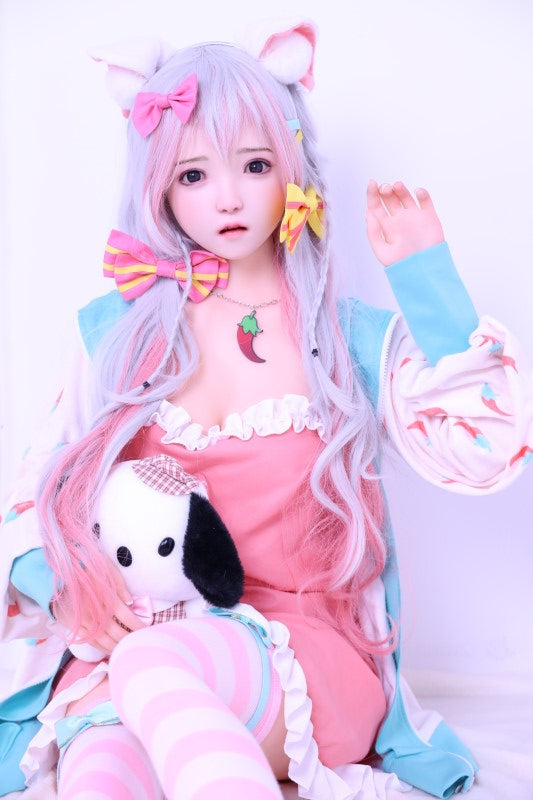 Sandy Sex Doll (SHEDOLL 148 cm D puodelis # SH013 TPE + silikonas)