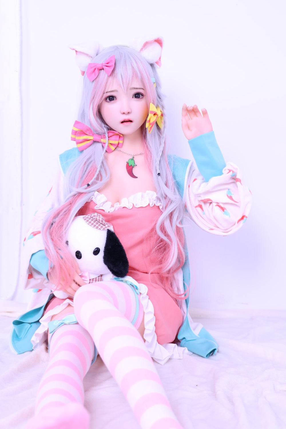 Sandy Sex Doll (SHEDOLL 148 cm D puodelis # SH013 TPE + silikonas)