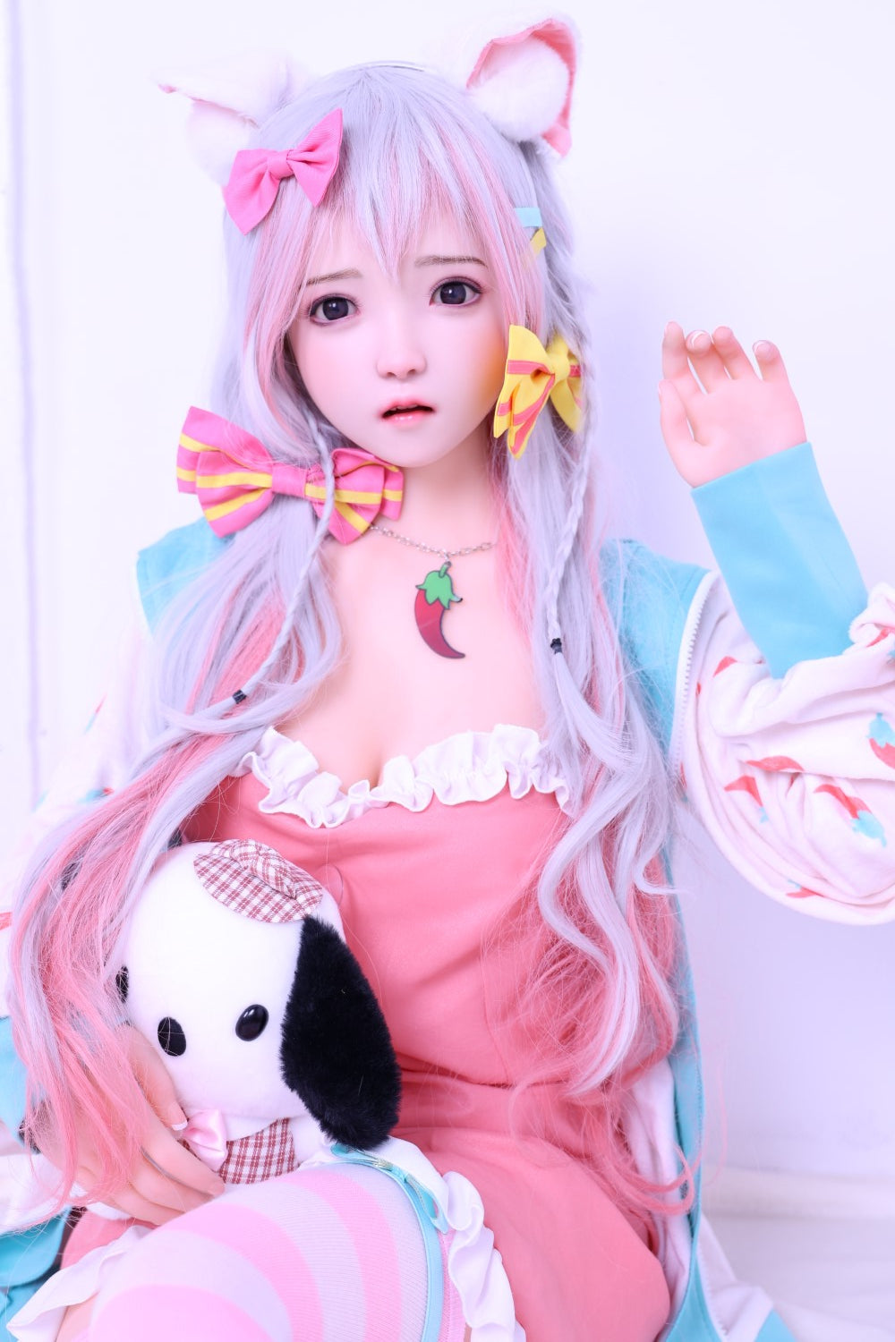 Sandy Sex Doll (SHEDOLL 148 cm D puodelis # SH013 TPE + silikonas)
