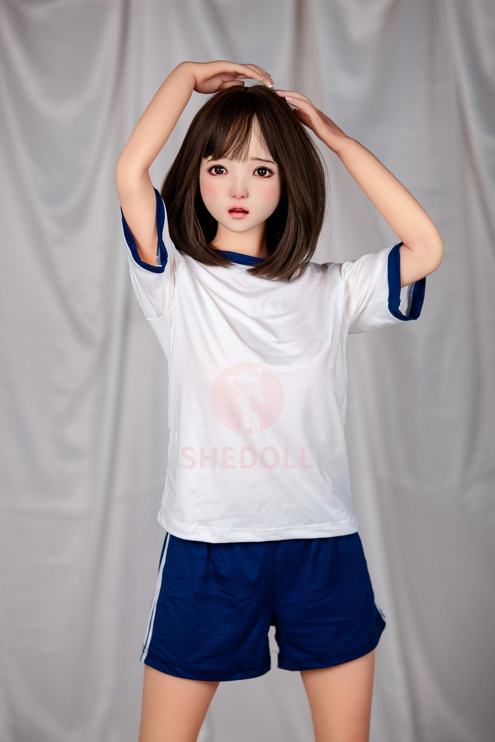 Candy Sex Doll (SHEDOLL 148 cm D puodelis # SH012 TPE + silikonas)