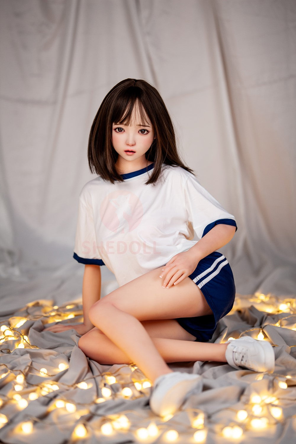 Candy Sex Doll (SHEDOLL 148 cm D puodelis # SH012 TPE + silikonas)