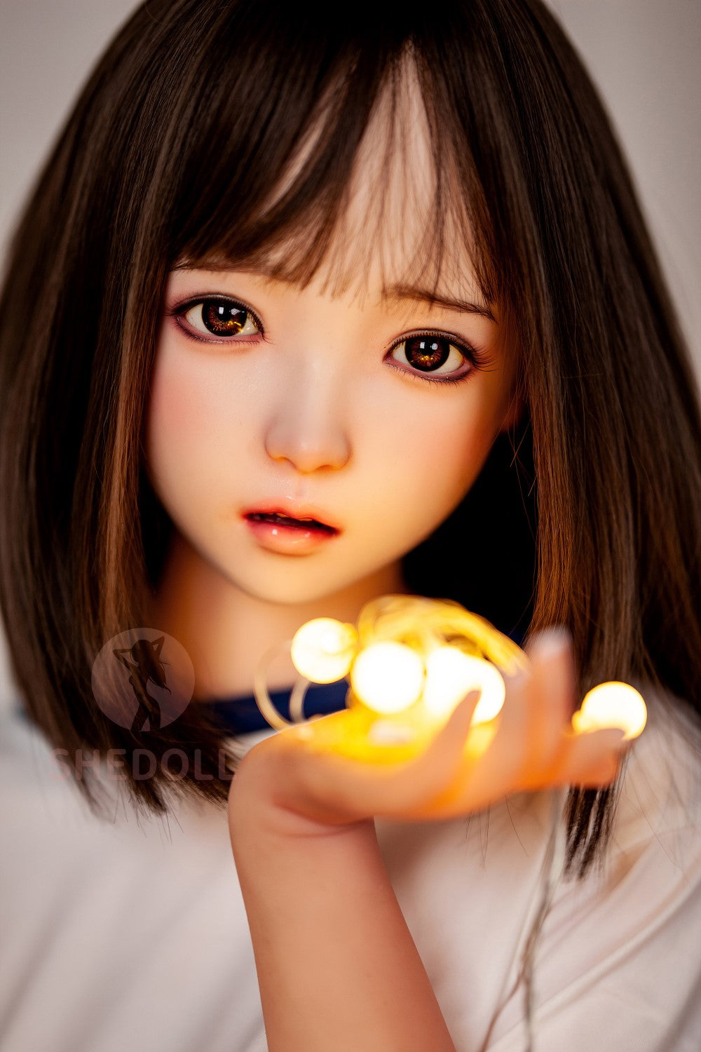 Candy Sex Doll (SHEDOLL 148 cm D puodelis # SH012 TPE + silikonas)
