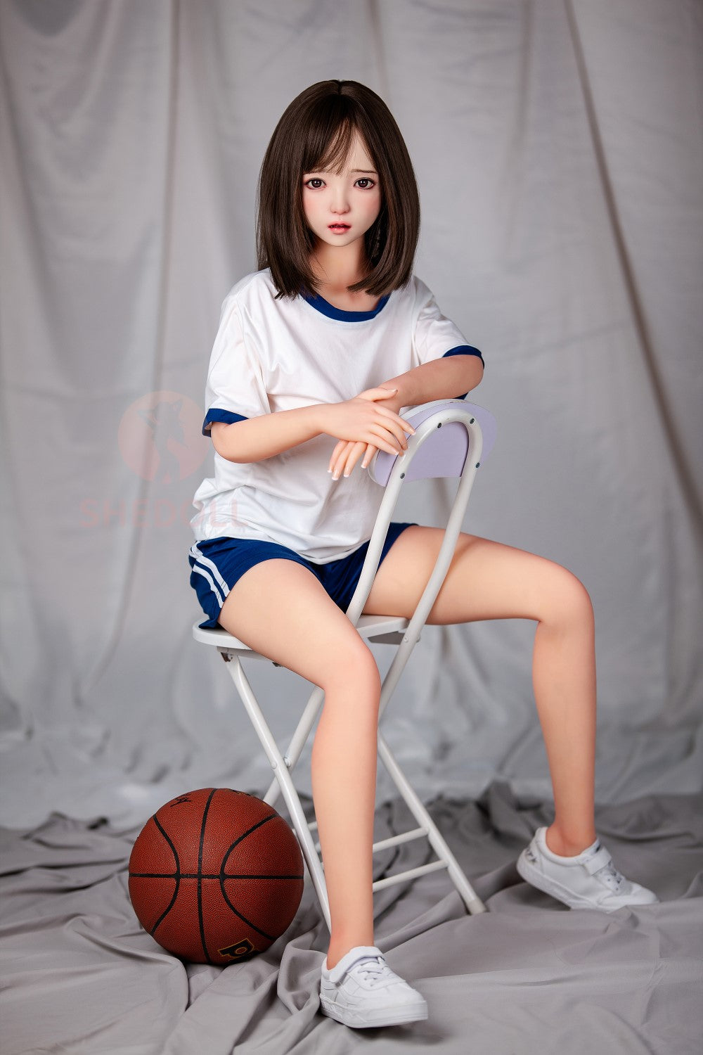 Candy Sex Doll (SHEDOLL 148 cm D puodelis # SH012 TPE + silikonas)