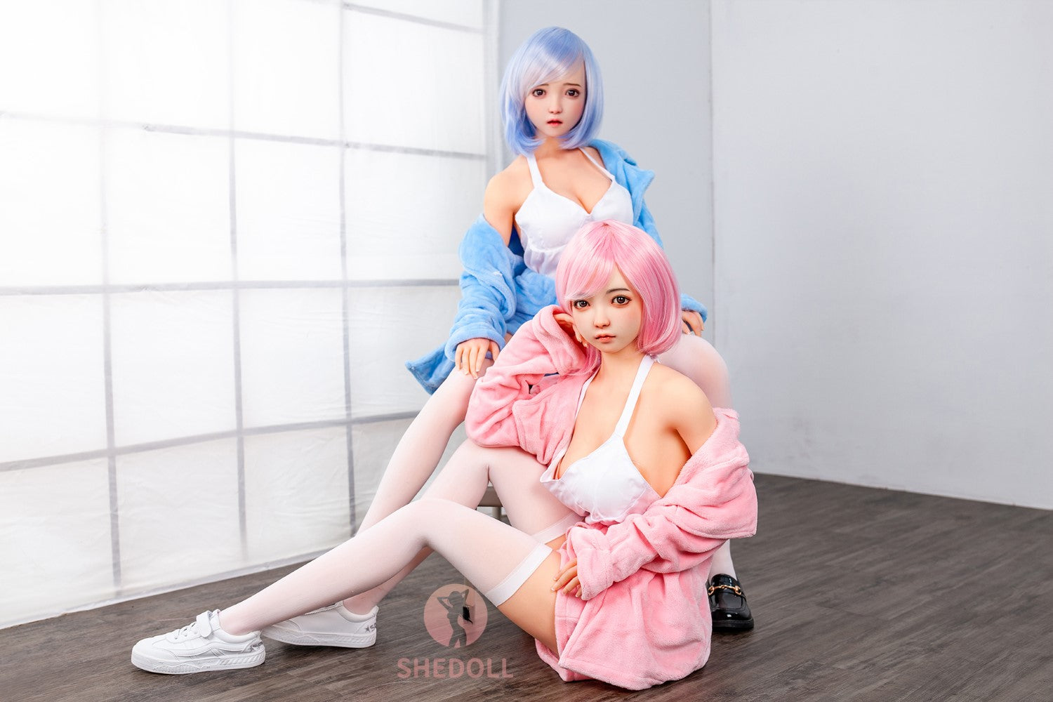 Sandy Sex Doll (SHEDOLL 148 cm D puodelis # SH013 TPE + silikonas)