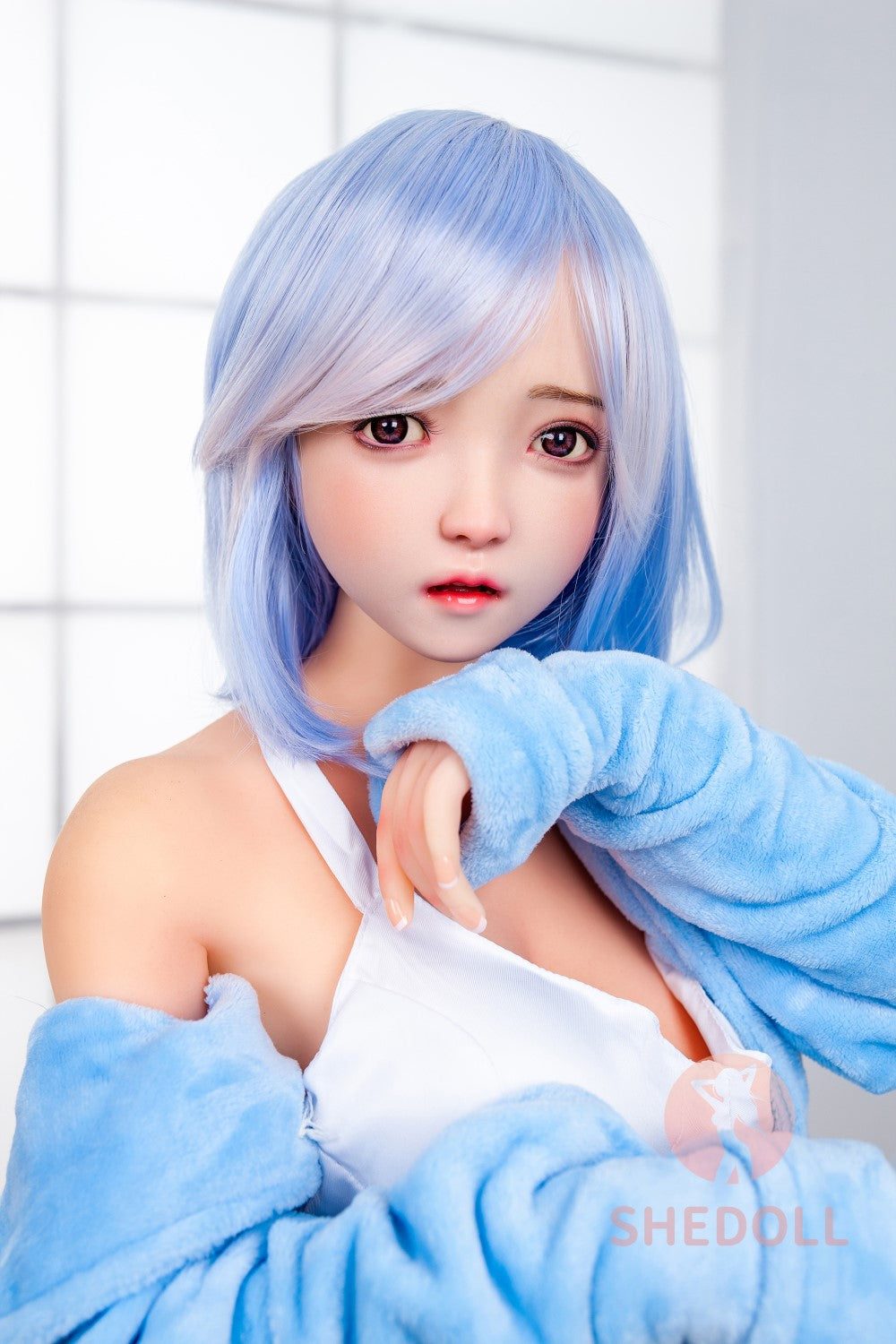 Sandy Sex Doll (SHEDOLL 148 cm D puodelis # SH013 TPE + silikonas)
