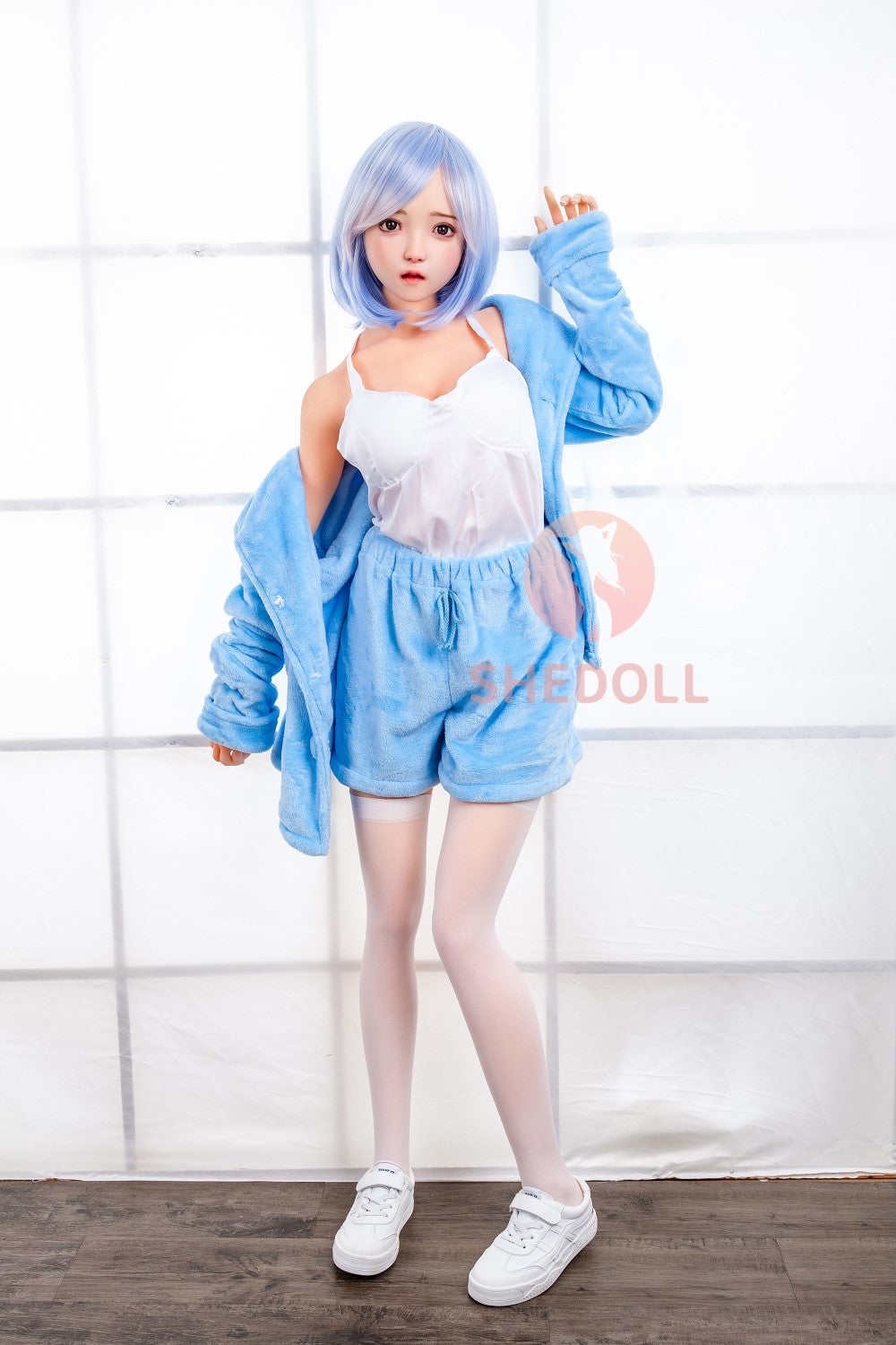 Sandy Sex Doll (SHEDOLL 148 cm D puodelis # SH013 TPE + silikonas)