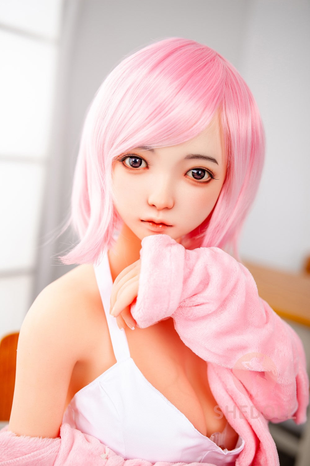 Sandy Sex Doll (SHEDOLL 148 cm D puodelis # SH013 TPE + silikonas)