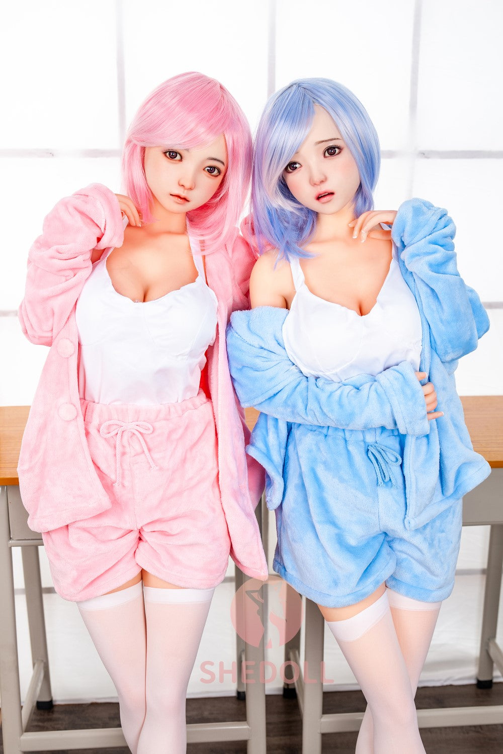Sandy Sex Doll (SHEDOLL 148 cm D puodelis # SH013 TPE + silikonas)