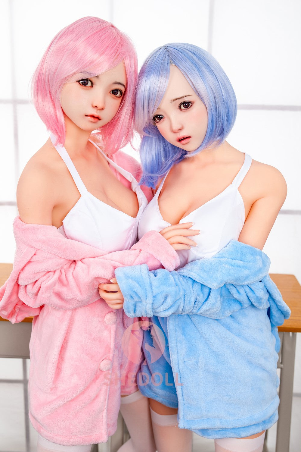 Sandy Sex Doll (SHEDOLL 148 cm D puodelis # SH013 TPE + silikonas)