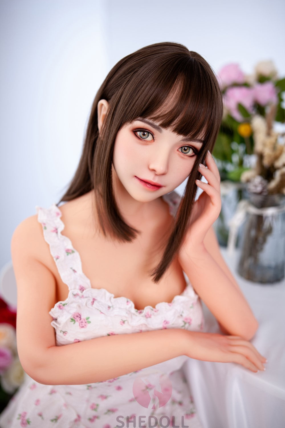 Jenny Sex Doll (SHEDOLL 148 cm D puodelis # SH014 TPE + silikonas)