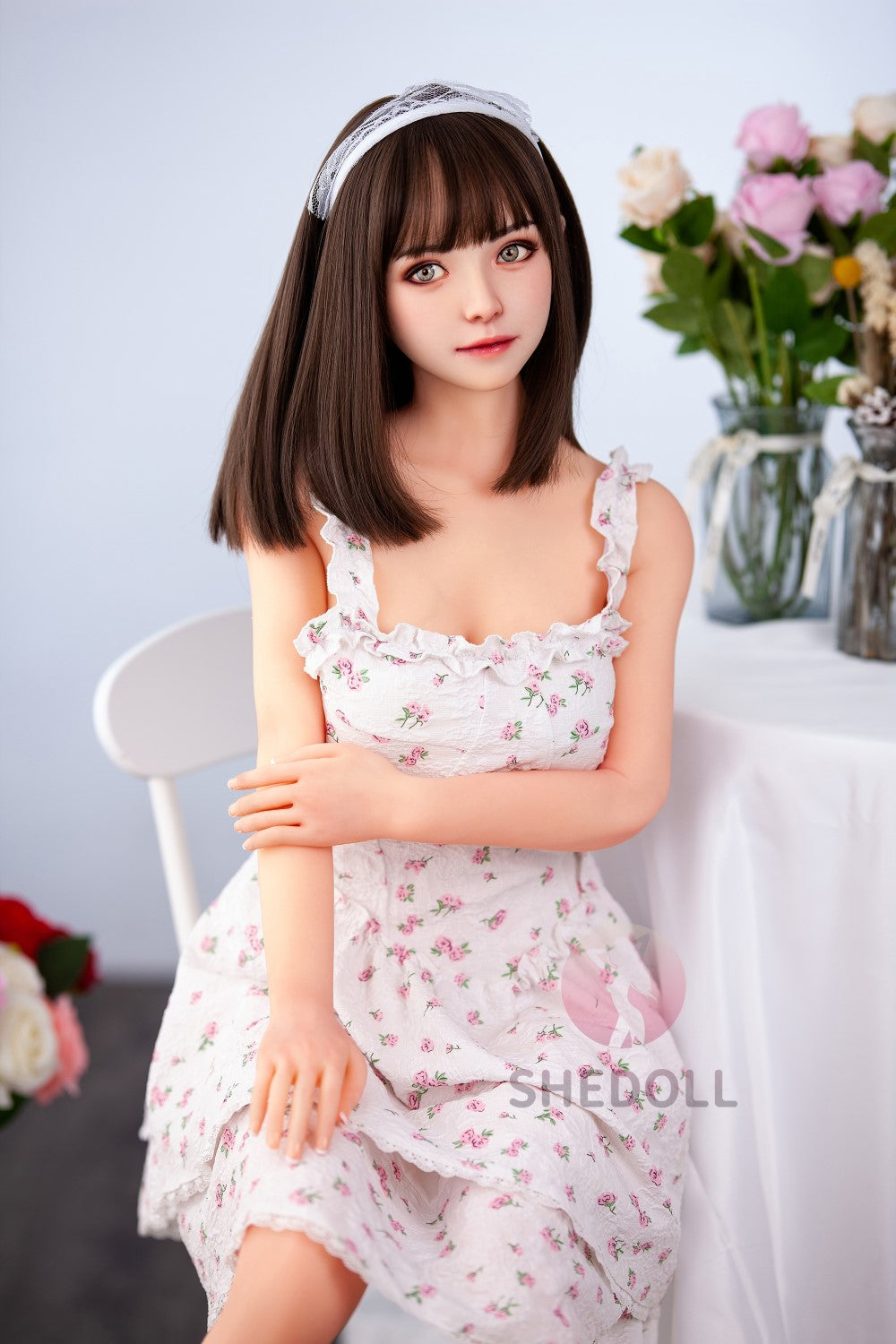 Jenny Sex Doll (SHEDOLL 148 cm D puodelis # SH014 TPE + silikonas)