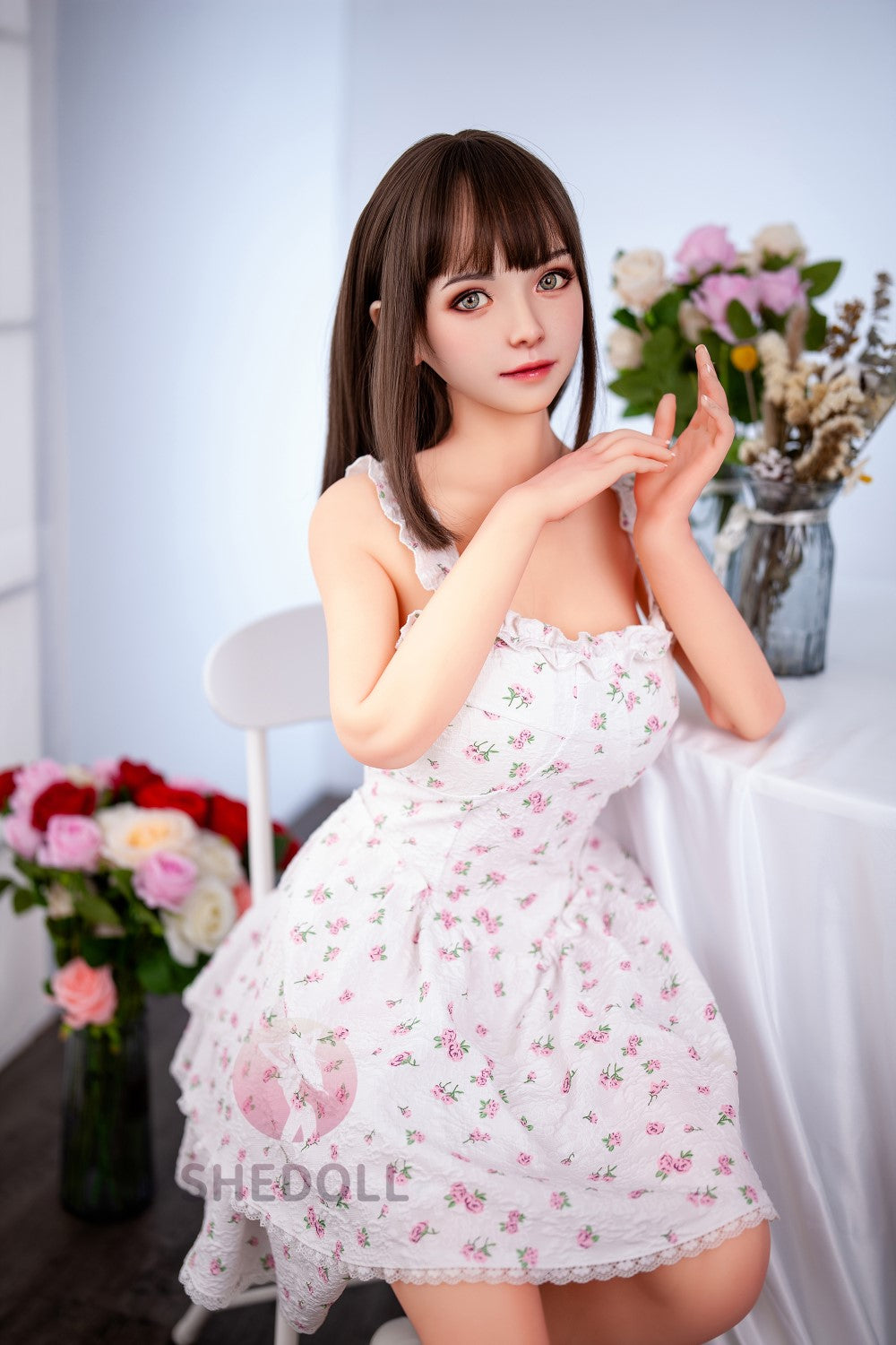 Jenny Sex Doll (SHEDOLL 148 cm D puodelis # SH014 TPE + silikonas)