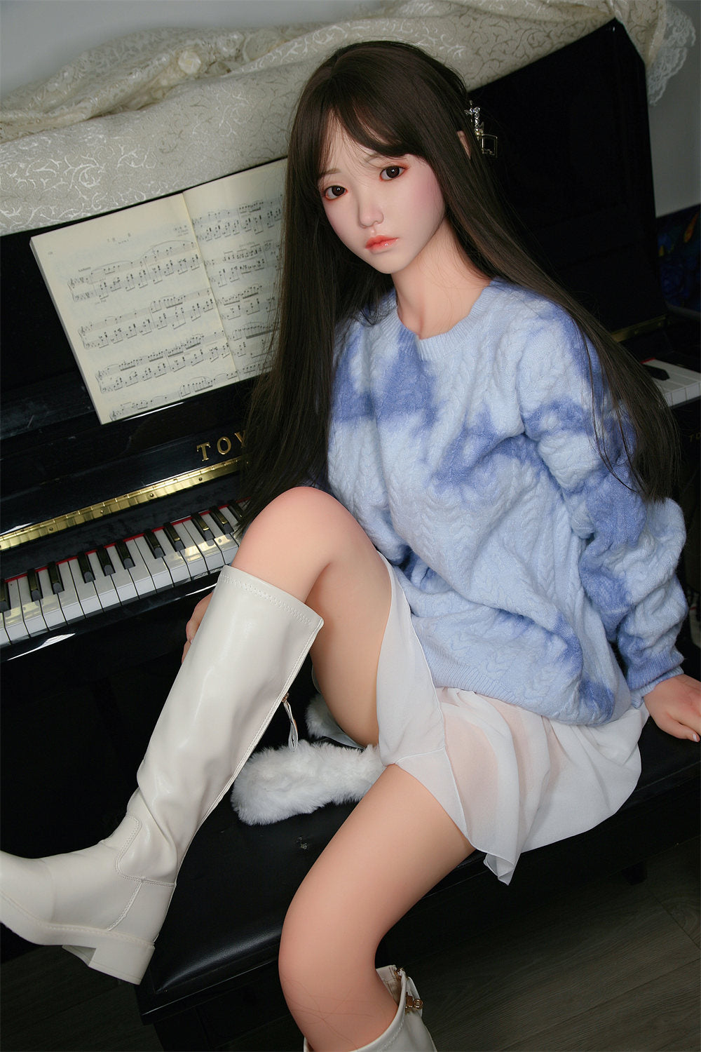 Lime Sex Doll (SHEDOLL 158 cm C-Cup #SH015 TPE + silikonas)