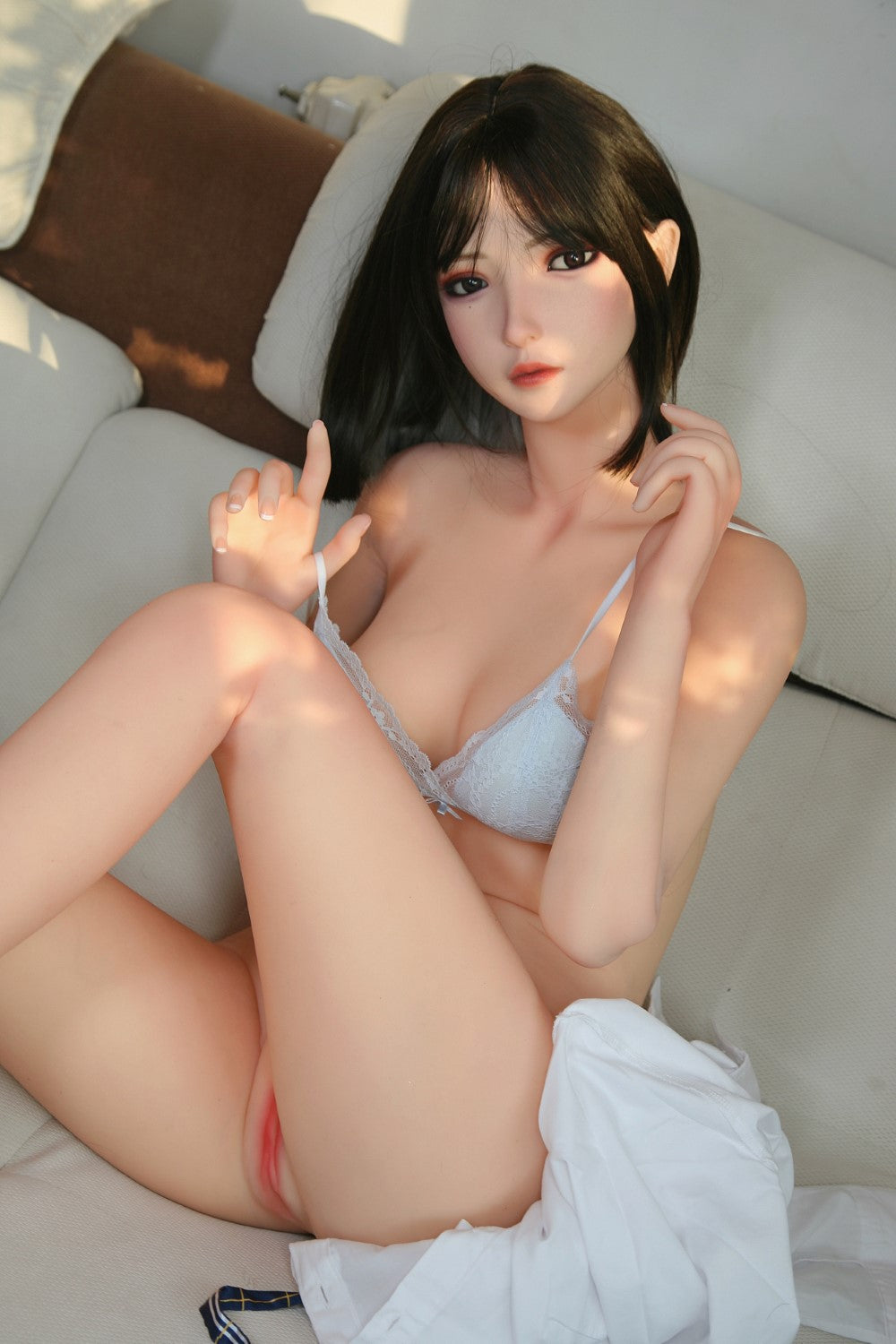 Seren sekso lėlė (SHEDOLL 158 cm C puodelis # SH016 TPE + silikonas)
