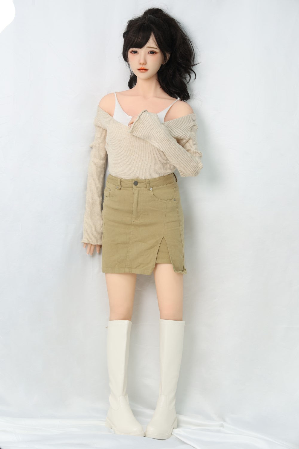 Charlene Sex Doll (SHEDOLL 158 cm C puodelis # SH017 TPE + silikonas)