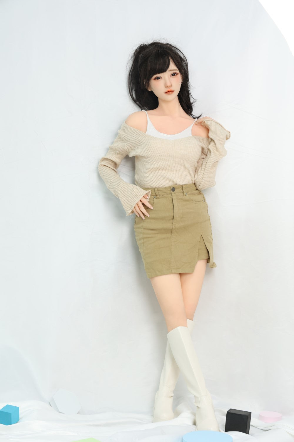 Charlene Sex Doll (SHEDOLL 158 cm C puodelis # SH017 TPE + silikonas)