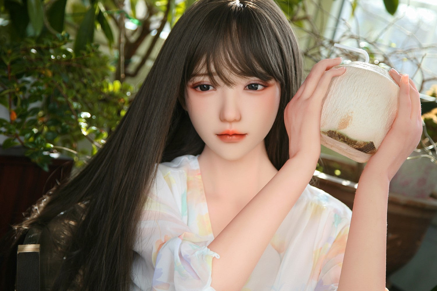 Charlene Sex Doll (SHEDOLL 158 cm C puodelis # SH020 TPE + silikonas)