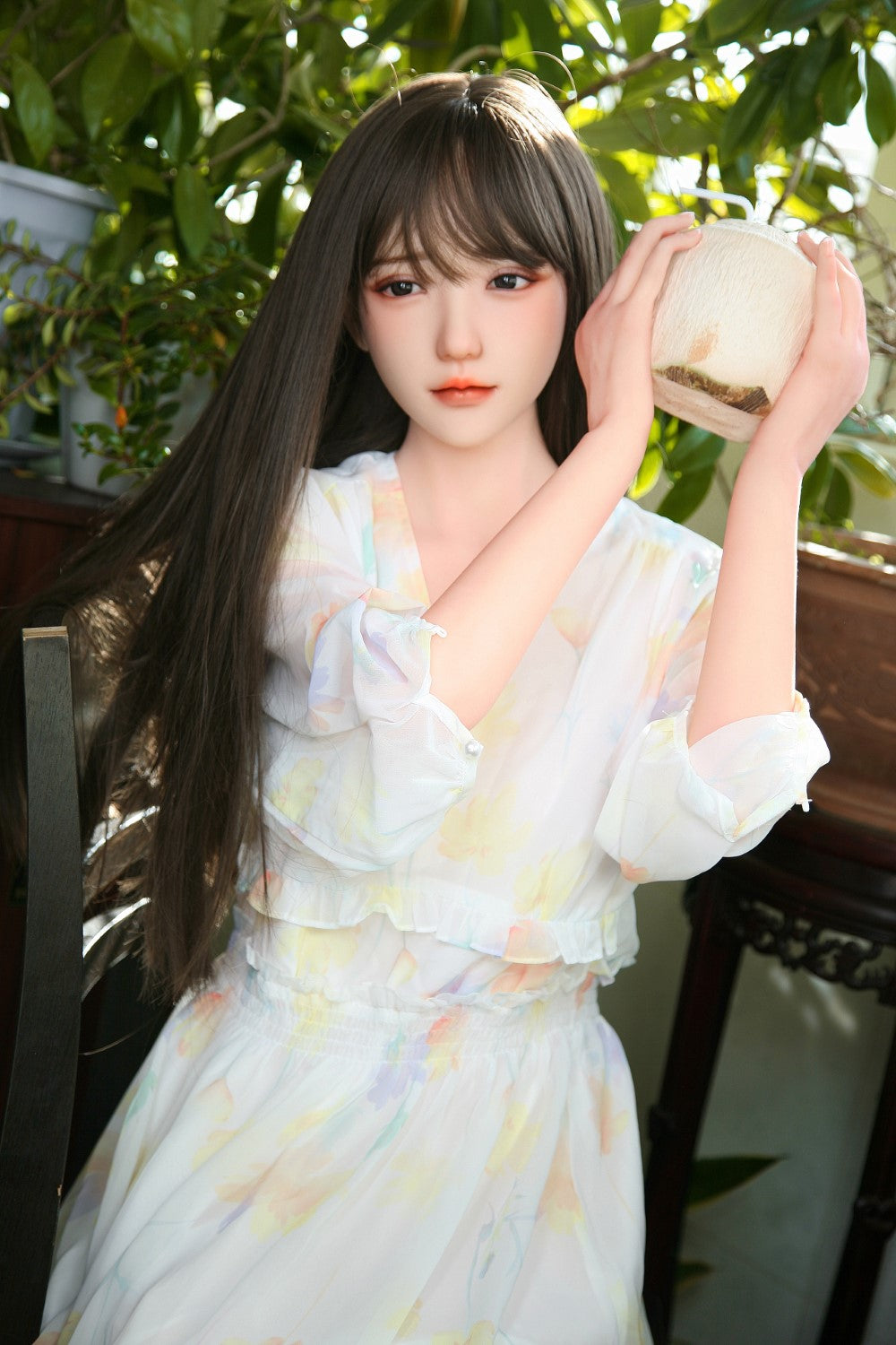 Charlene Sex Doll (SHEDOLL 158 cm C puodelis # SH020 TPE + silikonas)