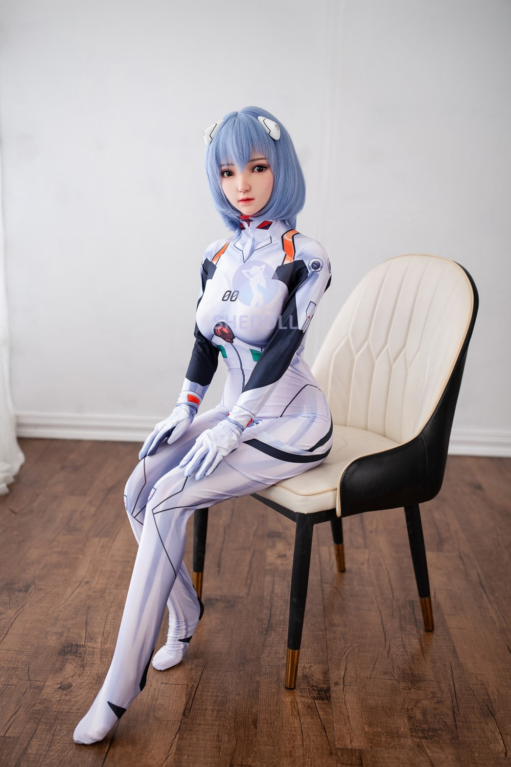 Sekso lėlė Rei Ayanami (SHEDOLL 148 cm D puodelis # SH021 TPE + silikonas)