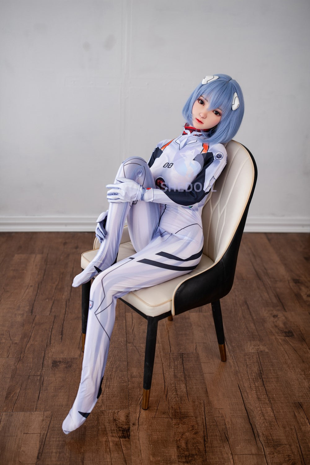 Sekso lėlė Rei Ayanami (SHEDOLL 148 cm D puodelis # SH021 TPE + silikonas)