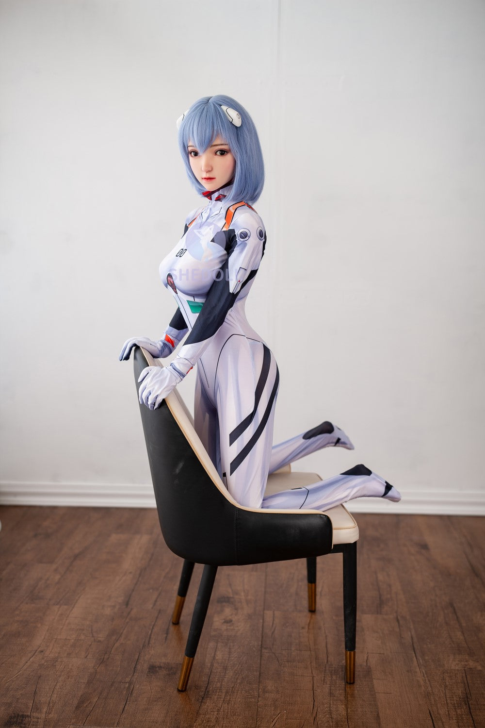 Sekso lėlė Rei Ayanami (SHEDOLL 148 cm D puodelis # SH021 TPE + silikonas)