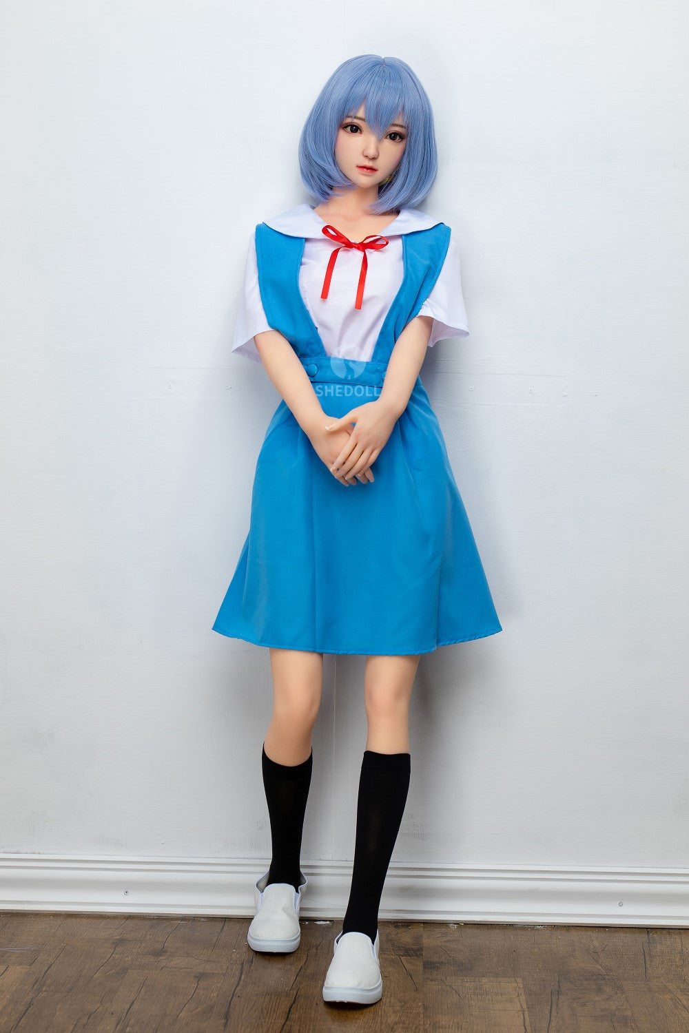 Sekso lėlė Rei Ayanami (SHEDOLL 148 cm D puodelis # SH021 TPE + silikonas)