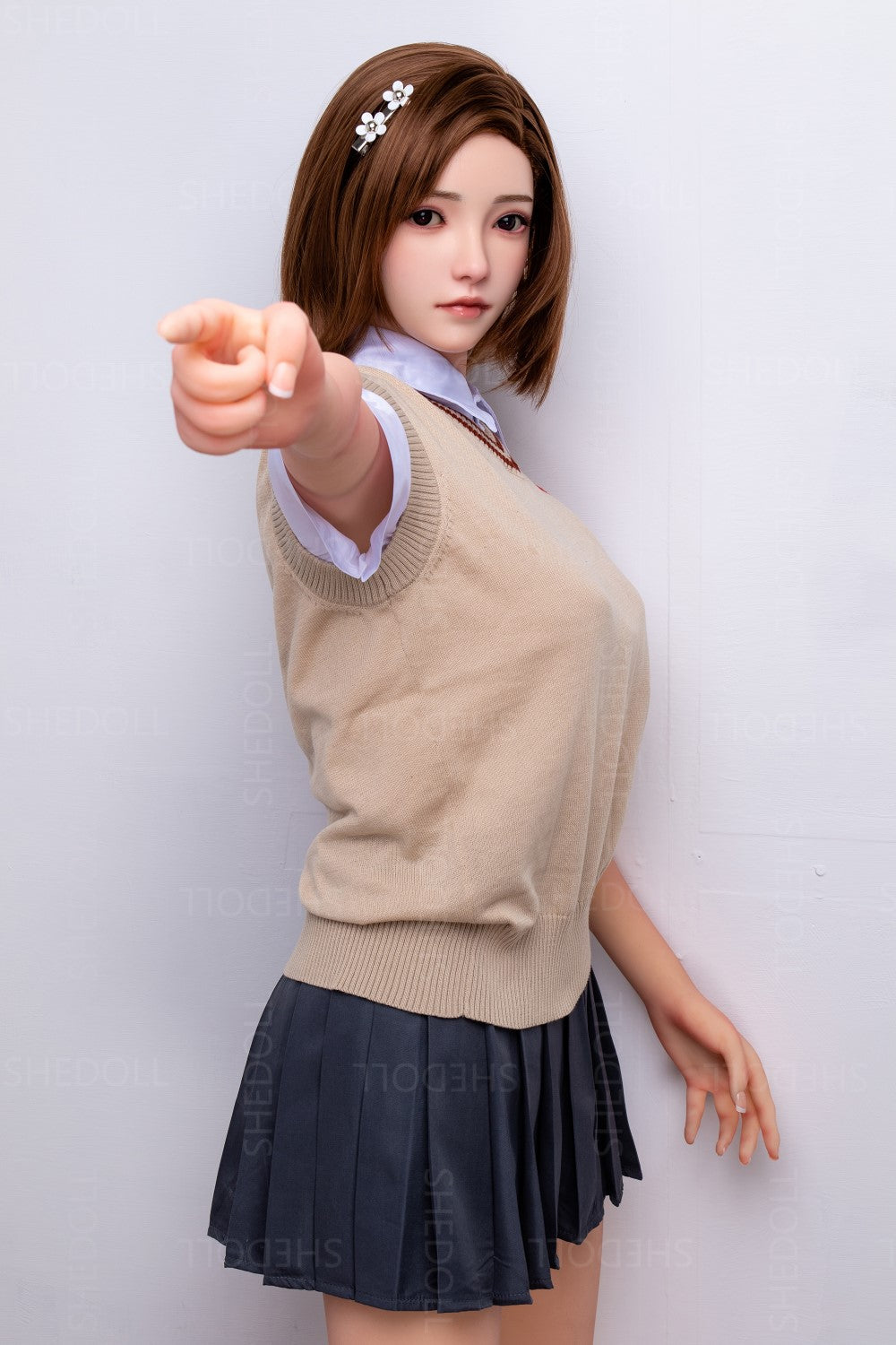 Mikoto Misaka sekso lėlė (SHEDOLL 158 cm C puodelis # SH022 TPE + silikonas)