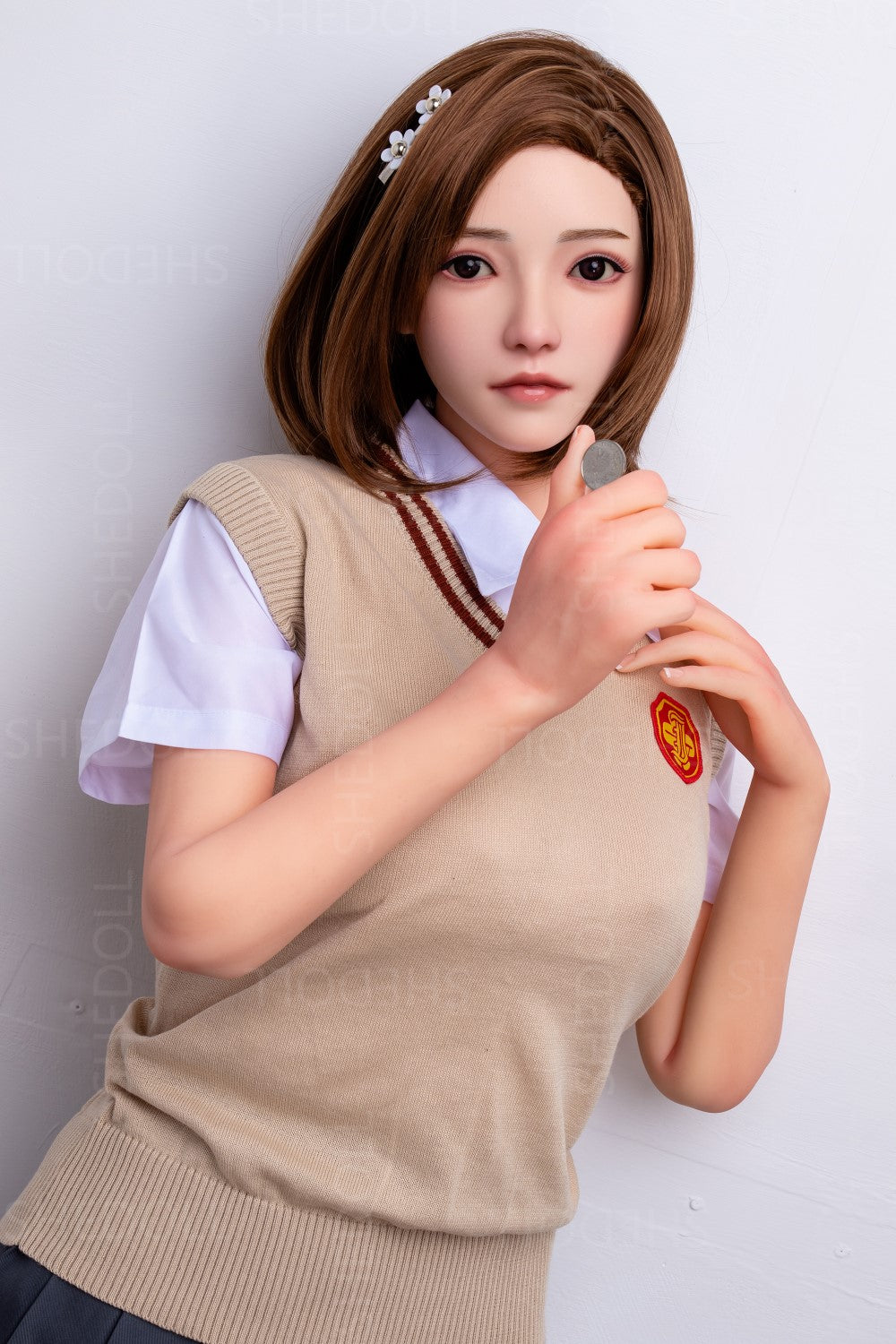 Mikoto Misaka sekso lėlė (SHEDOLL 158 cm C puodelis # SH022 TPE + silikonas)