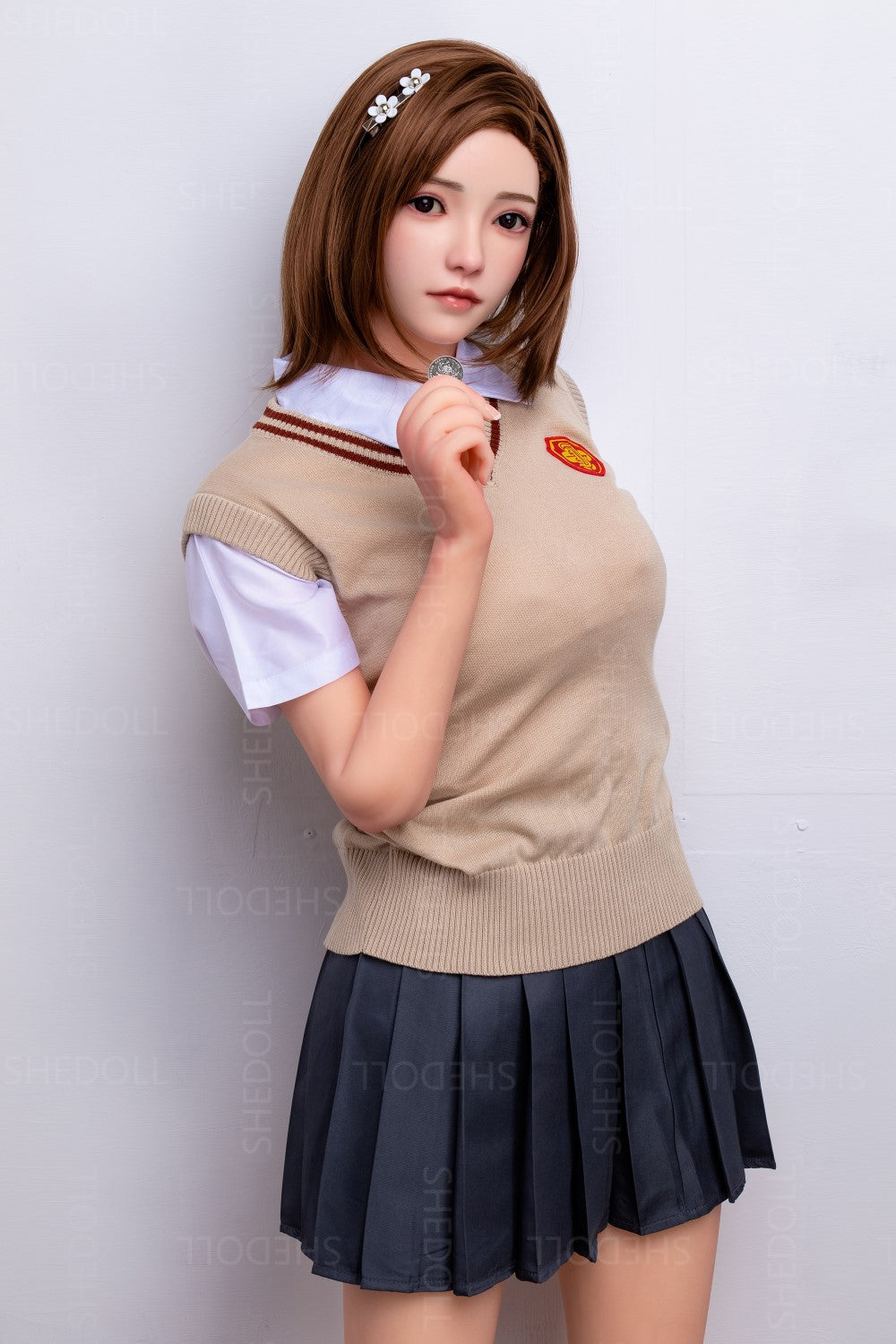 Mikoto Misaka sekso lėlė (SHEDOLL 158 cm C puodelis # SH022 TPE + silikonas)