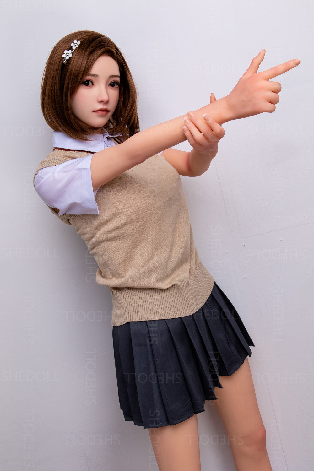 Mikoto Misaka sekso lėlė (SHEDOLL 158 cm C puodelis # SH022 TPE + silikonas)
