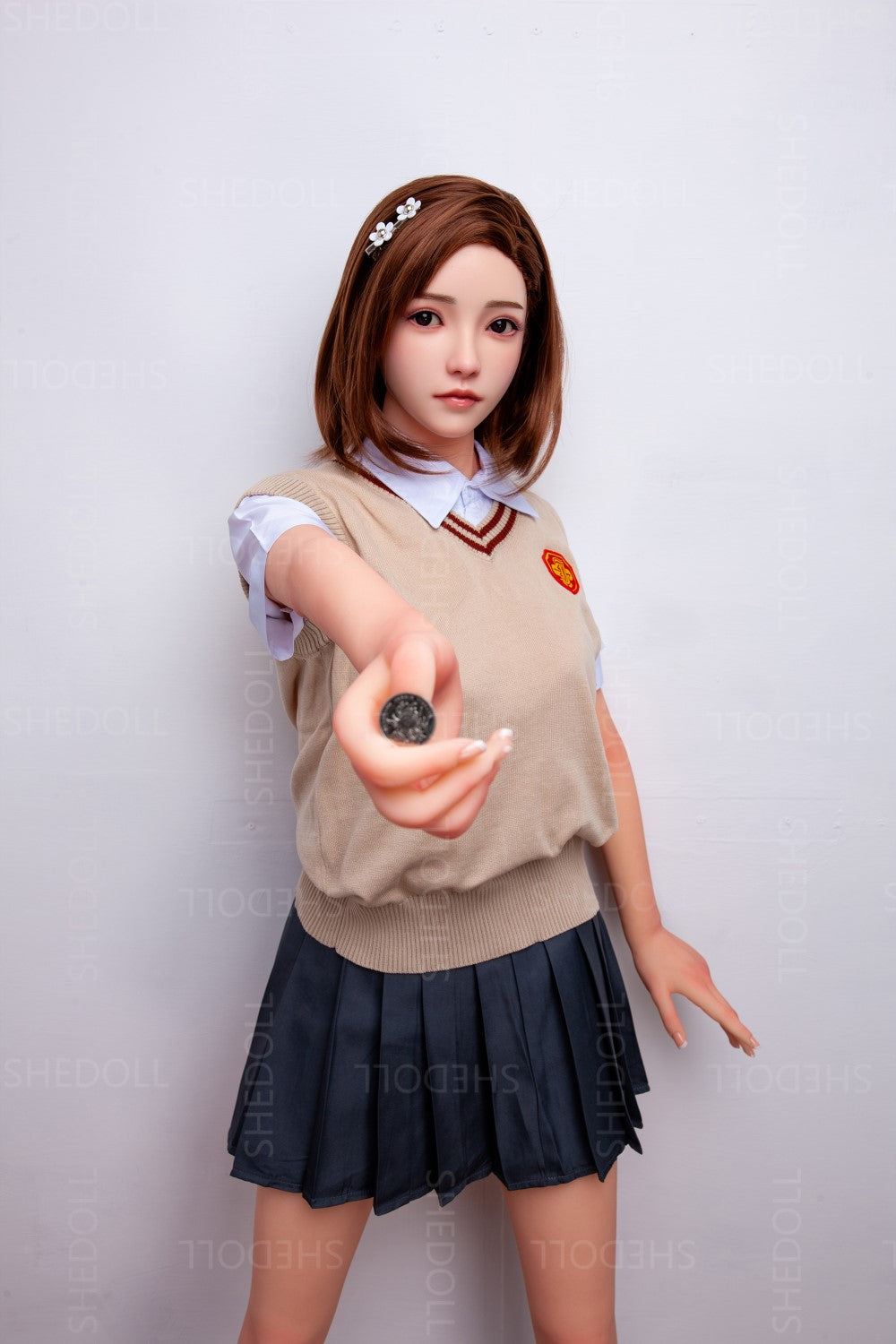 Mikoto Misaka sekso lėlė (SHEDOLL 158 cm C puodelis # SH022 TPE + silikonas)