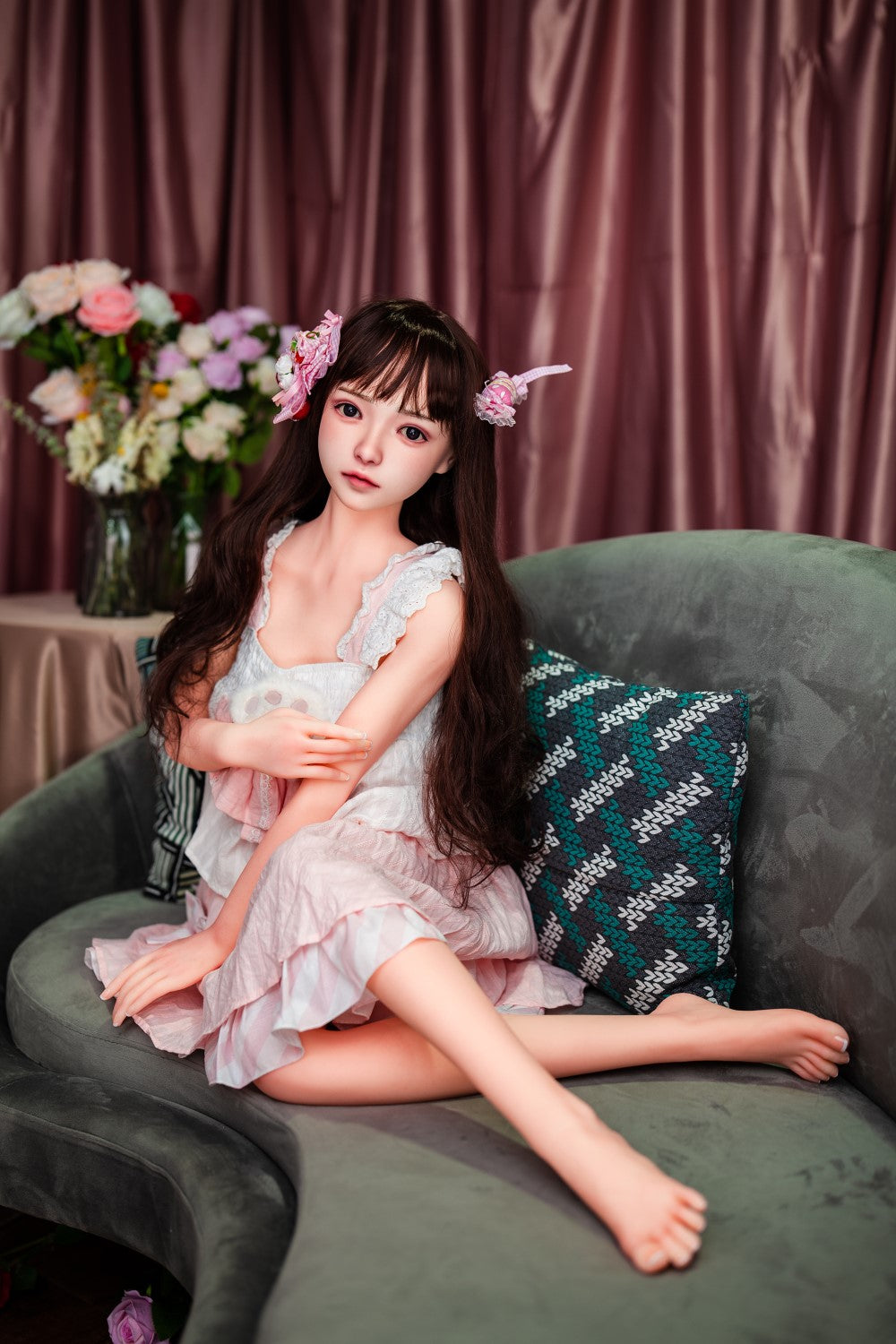 Roy Sex Doll (SHEDOLL 148 cm D puodelis #SH024 TPE + silikonas)