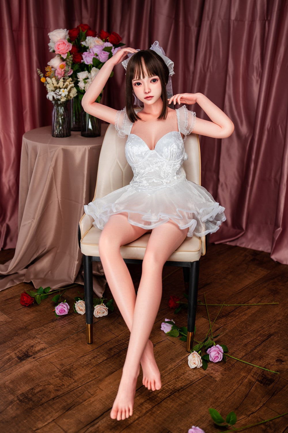 Roy Sex Doll (SHEDOLL 148 cm D puodelis #SH024 TPE + silikonas)