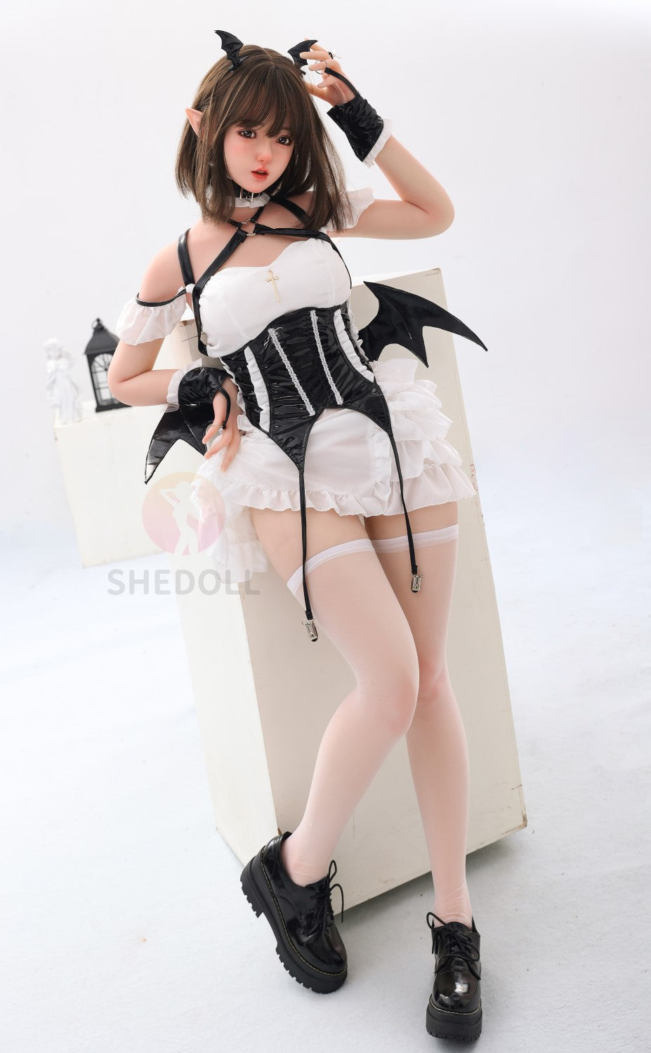 Aileen Sex Doll (SHEDOLL 150 cm B puodelis # SH030 TPE + silikonas)