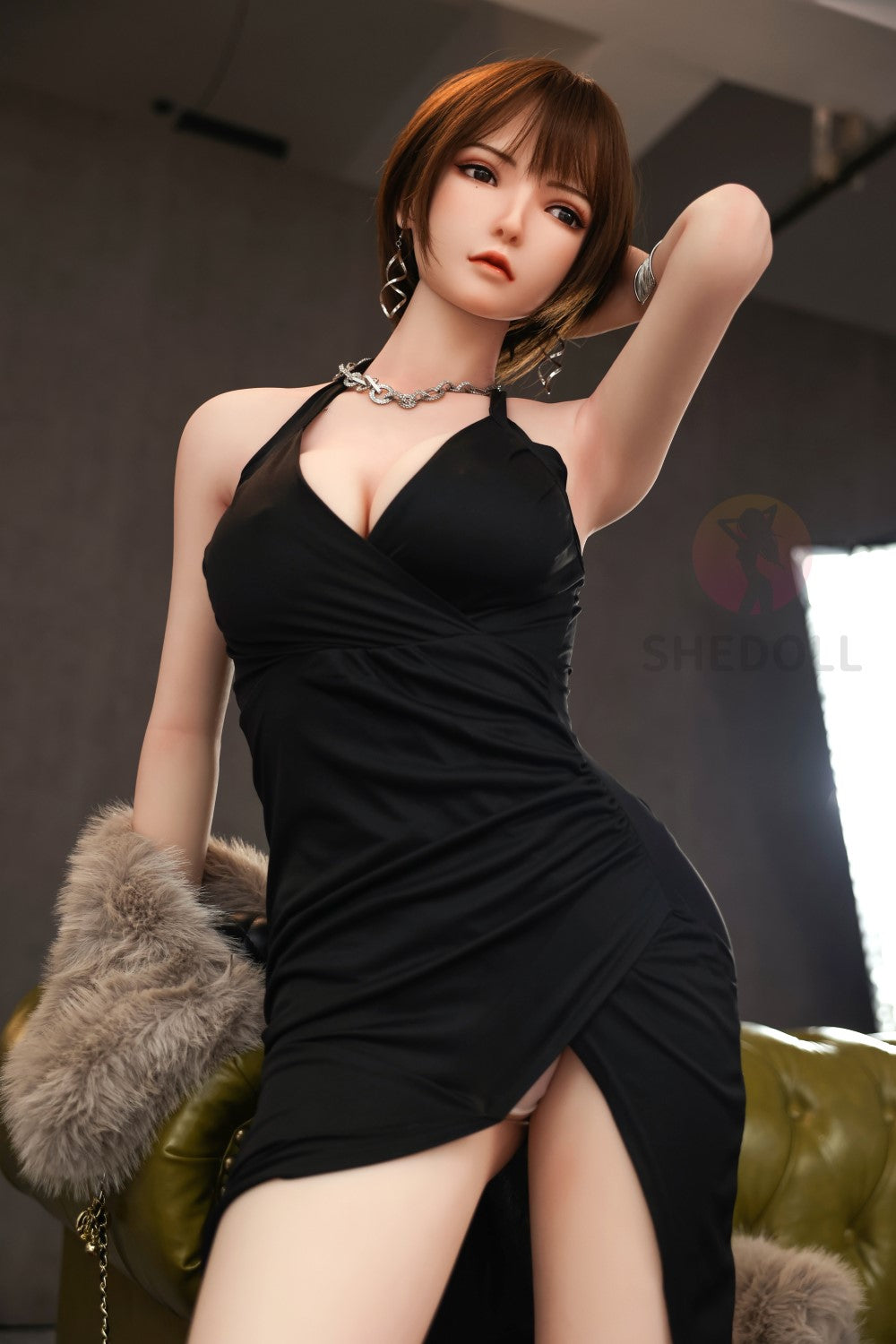 Seren sekso lėlė (SHEDOLL 158 cm C puodelis # SH031 TPE + silikonas)