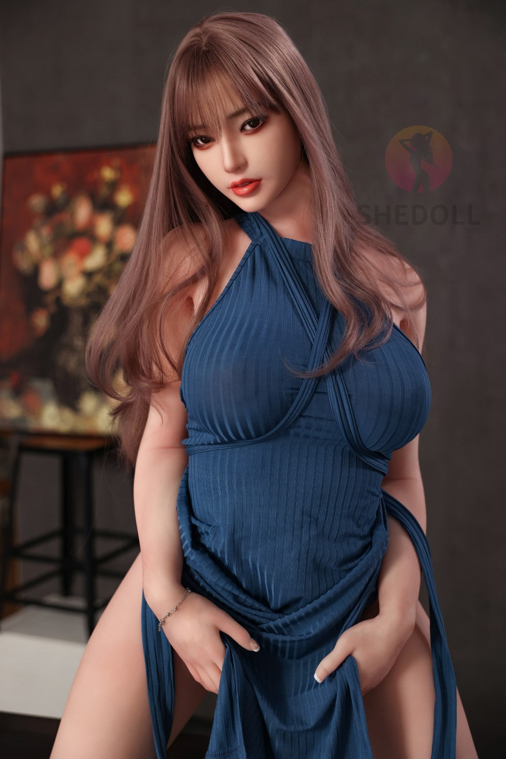 Sekso lėlė Beryl (SHEDOLL 165 cm E-puodelis #SH040 TPE + silikonas)