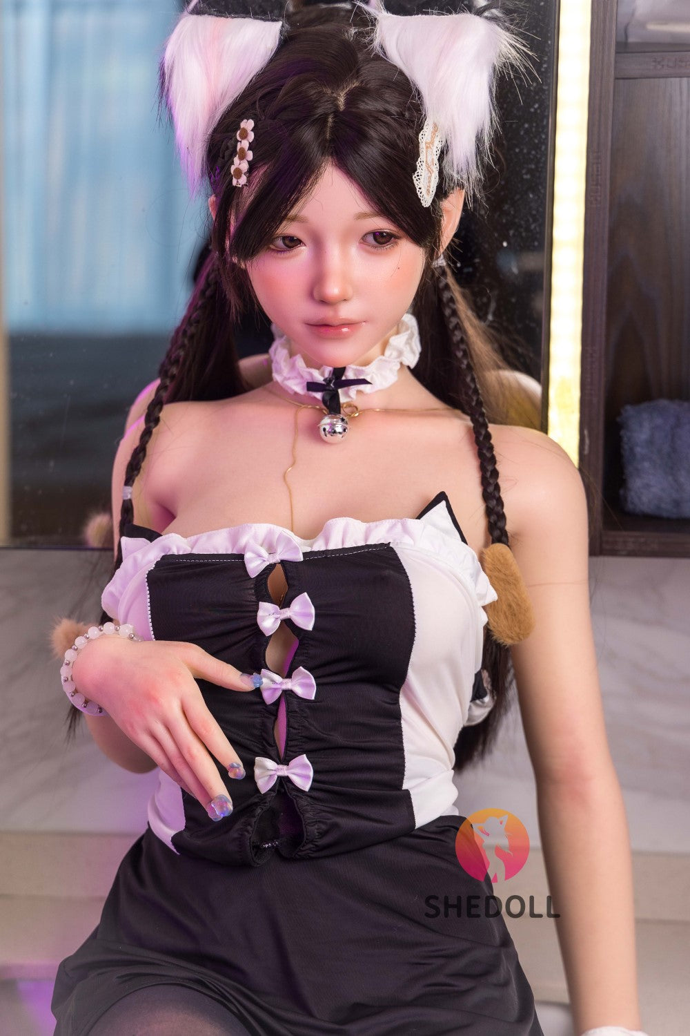 Sylvia Sex Doll (SHEDOLL 148 cm D-Cup #SH048 silikonas)