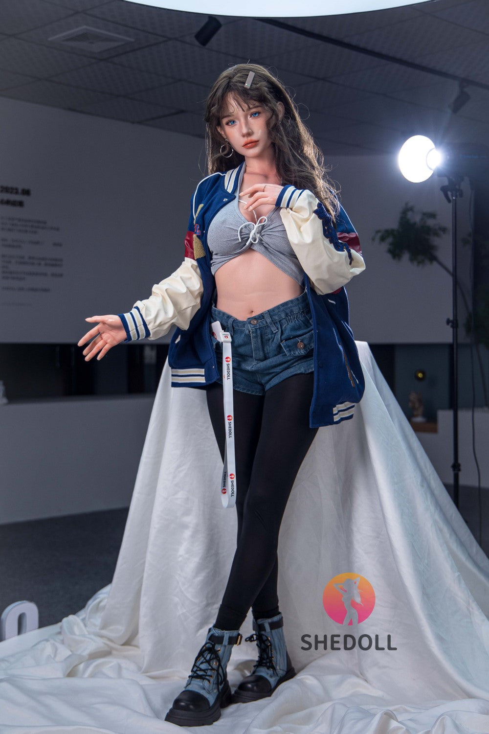 Sekso lėlė Tasha (SHEDOLL 165 cm E-puodelis #SH052 silikonas)