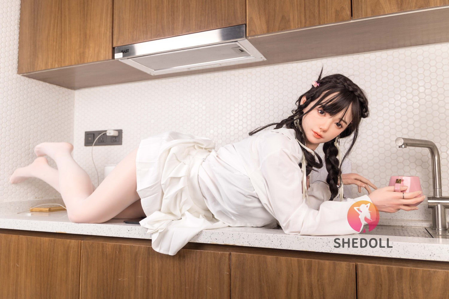Sekso lėlė Zara (SHEDOLL 165 cm E-Cup #SH057 silikonas)