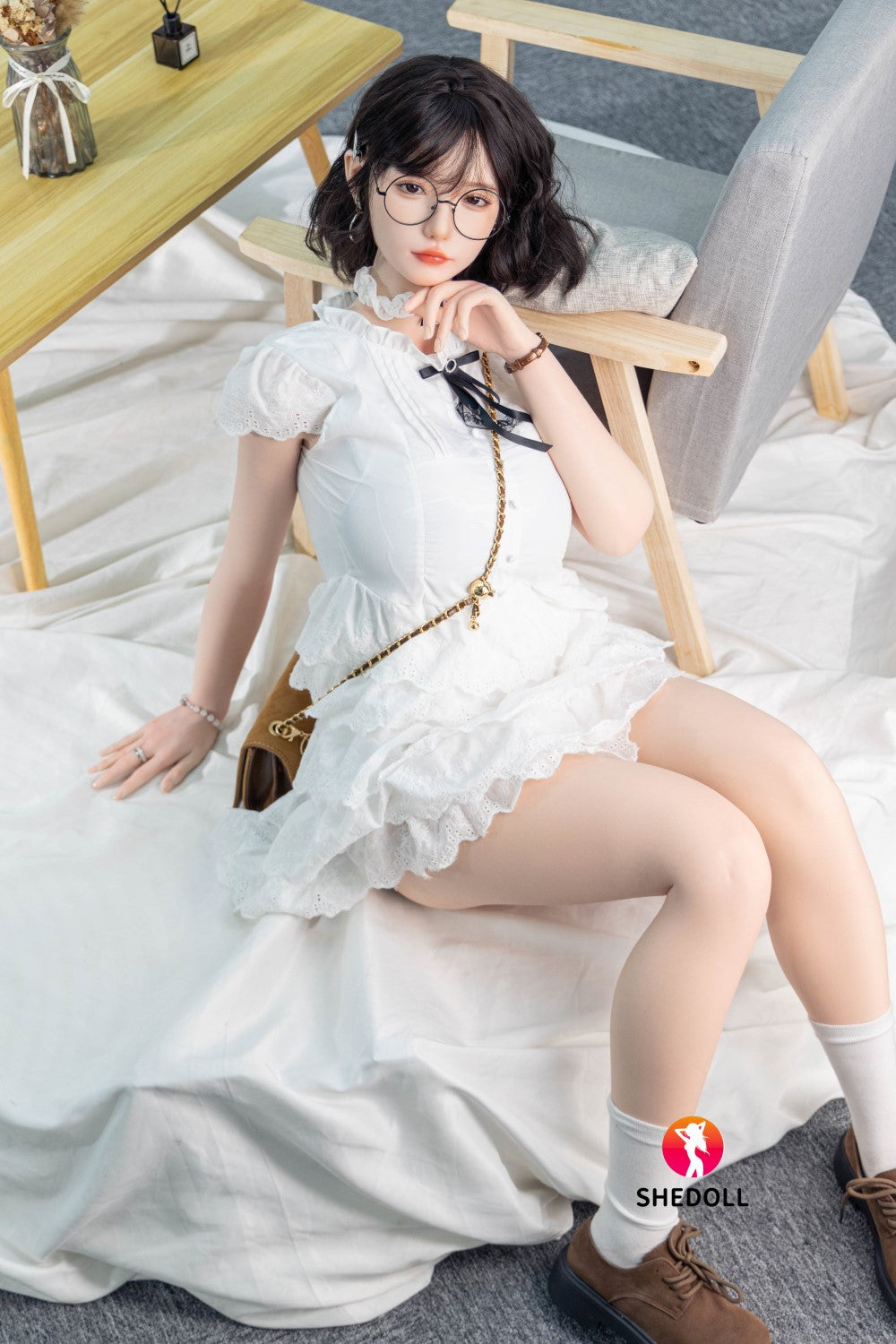 Achu sekso lėlė (SHEDOLL 165 cm E-Cup #SH058 2.0 silikonas)