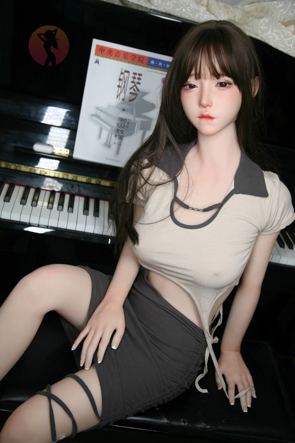 Chole Sex Doll (SHEDOLL 158 cm C puodelis # SH070 TPE + silikonas)
